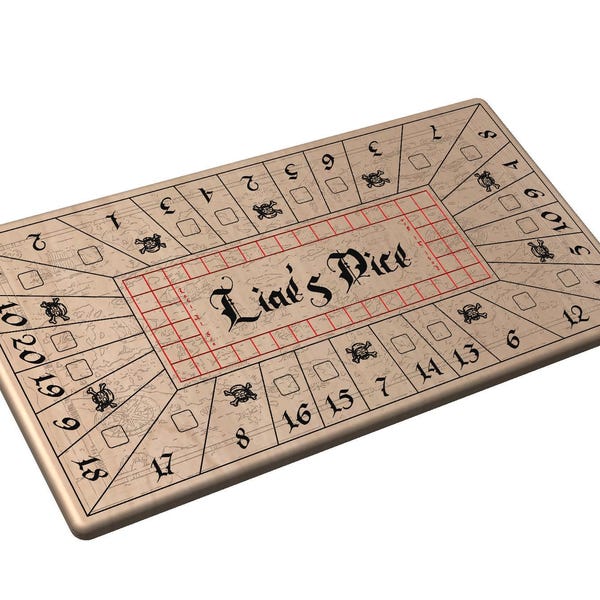 Liar's Dice Game - Multiple Formats for CNC and Laser