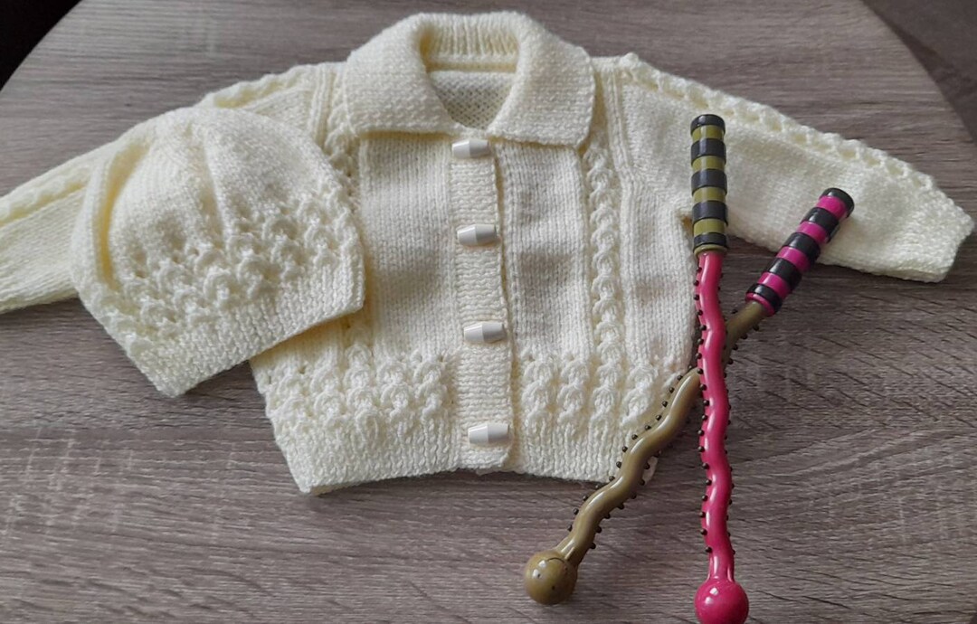 Baby Jacket and Hat Etsy