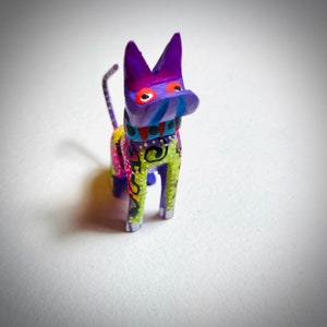 Fish Alebrije, magical little animals from Oaxaca Mexico, Folk Art, Handmade sculpture, Original Wood Sculpture, Carved Animal,