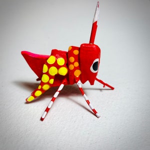 Fish Alebrije, magical little animals from Oaxaca Mexico, Folk Art, Handmade sculpture, Original Wood Sculpture, Carved Animal,