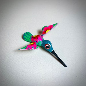 Fish Alebrije, magical little animals from Oaxaca Mexico, Folk Art, Handmade sculpture, Original Wood Sculpture, Carved Animal,