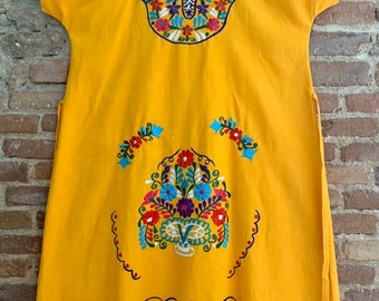 Mexican embroidered dress