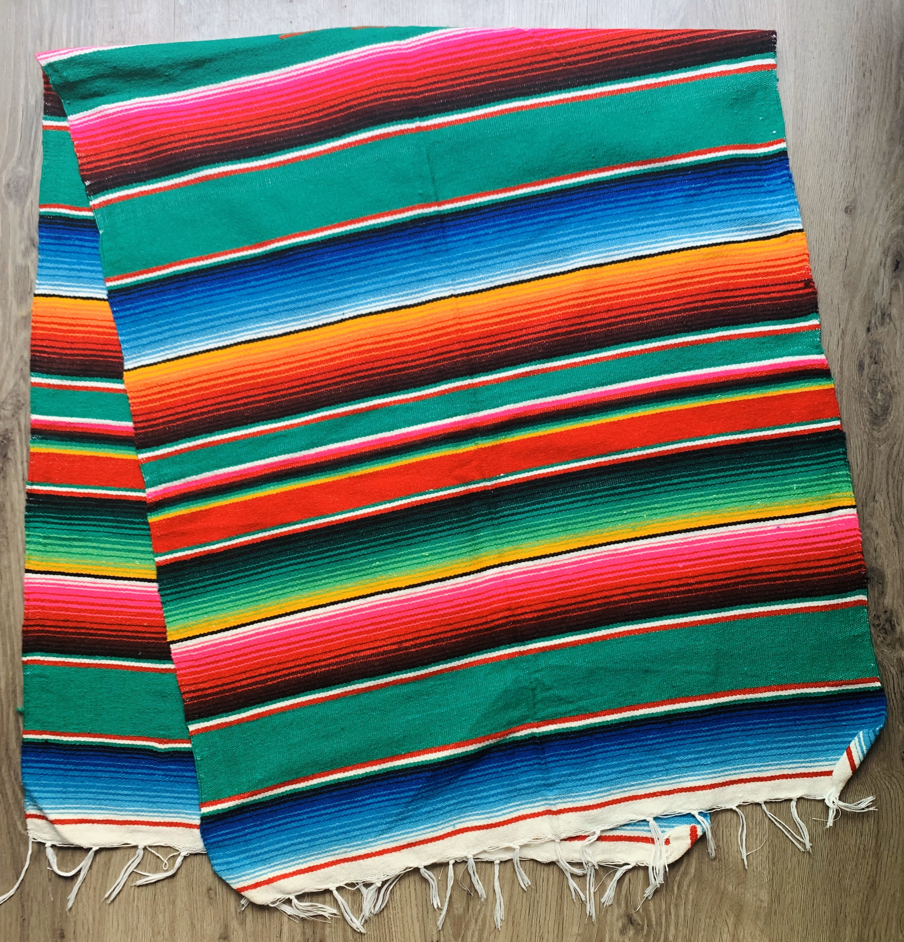Serape Mexicano, Poncho mexicano, Manta mexicana, tissage à la main, tissu authentique mexicain, Indumentaria de pueblo Mexica