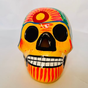 Mexican clay skull