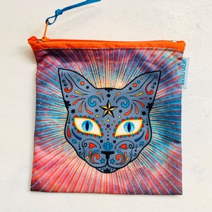 Mexikanischer Brieftasche Katze Schädel