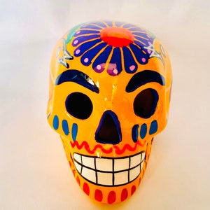 Mexican clay skull