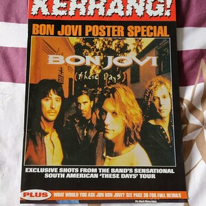 Bon Jovi Tour Poster - Etsy