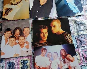 Rare Take That Large Greetings Card Various Options Music Memorabilia Collectable Vintage Printed Autograph British Boyband Official Cards