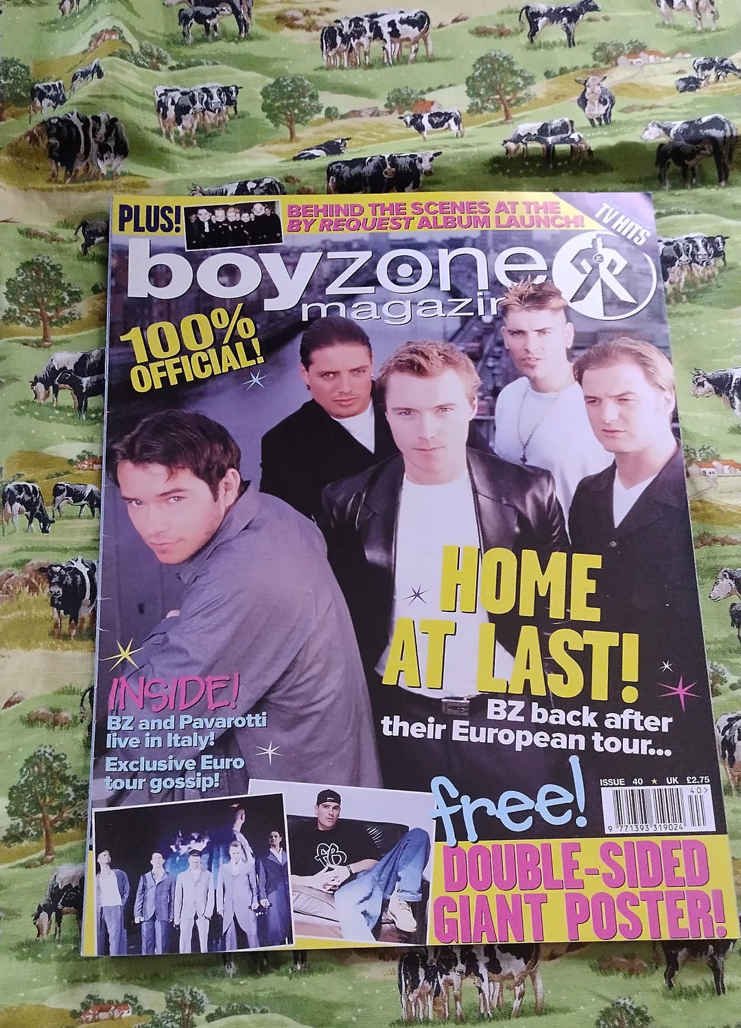 Boyzone Cover Boyzone Official Magazine Issue 40 Solo Centrefolds From Live by ...