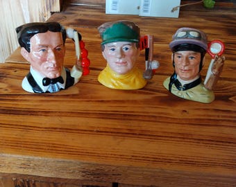 Dzbanek z postacią sportową Royal Doulton Toby Jug w formie dzbanka, model Stanley James Taylor, różne snookerzysta, golfista, dżokej 3D