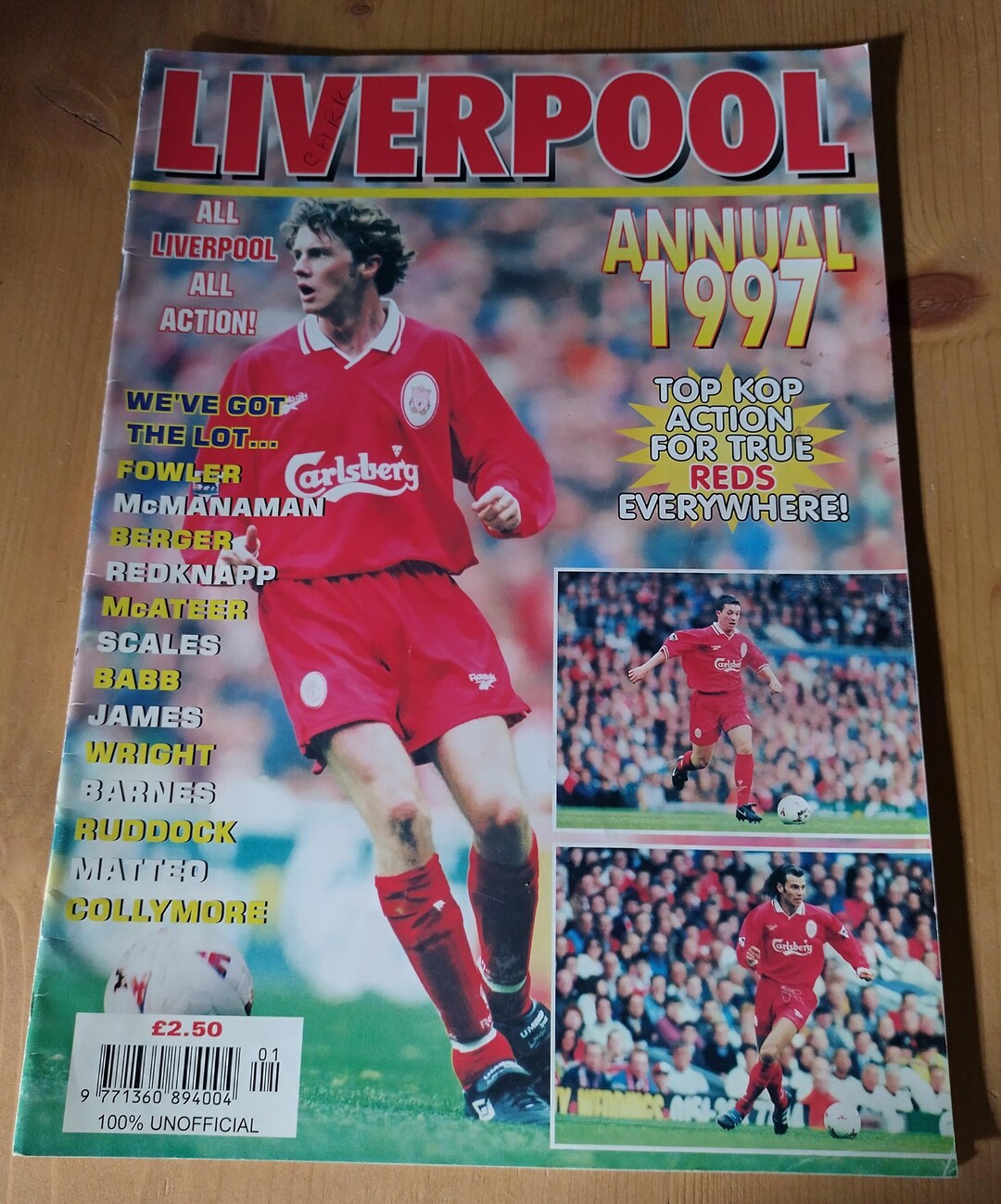 Liverpool One Magazine Liverpool 1997 Annual Magazine Format Sport Memorabilia Posters ...
