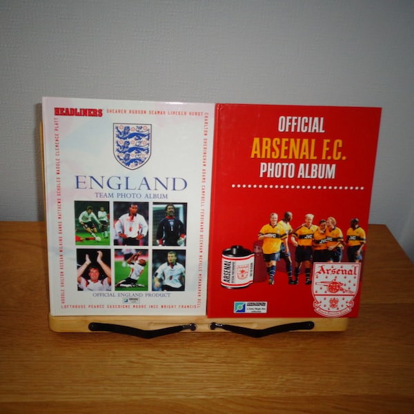 Rare Official England And Arsenal F.C. Photo Album 100% Complete Sport Memorabilia Football Teams Choose Your Team Wright Seaman Hoddle