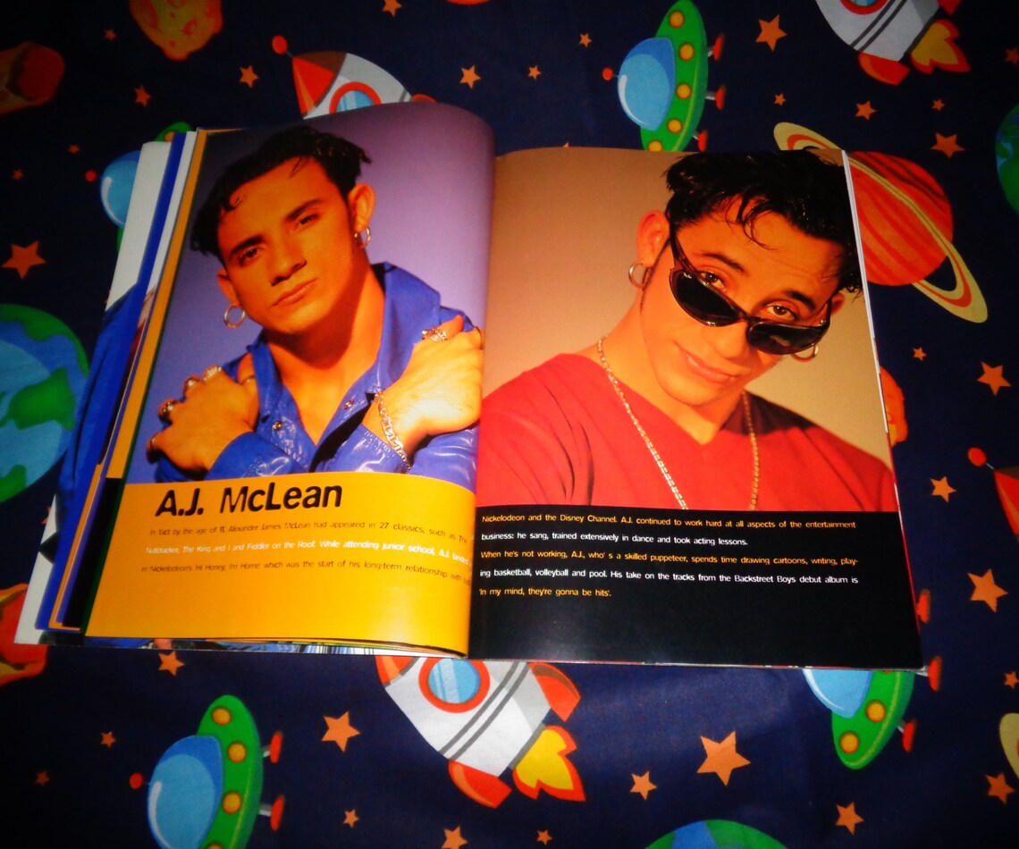 Backstreet Boys Official Picture Book Paperback Music Etsy