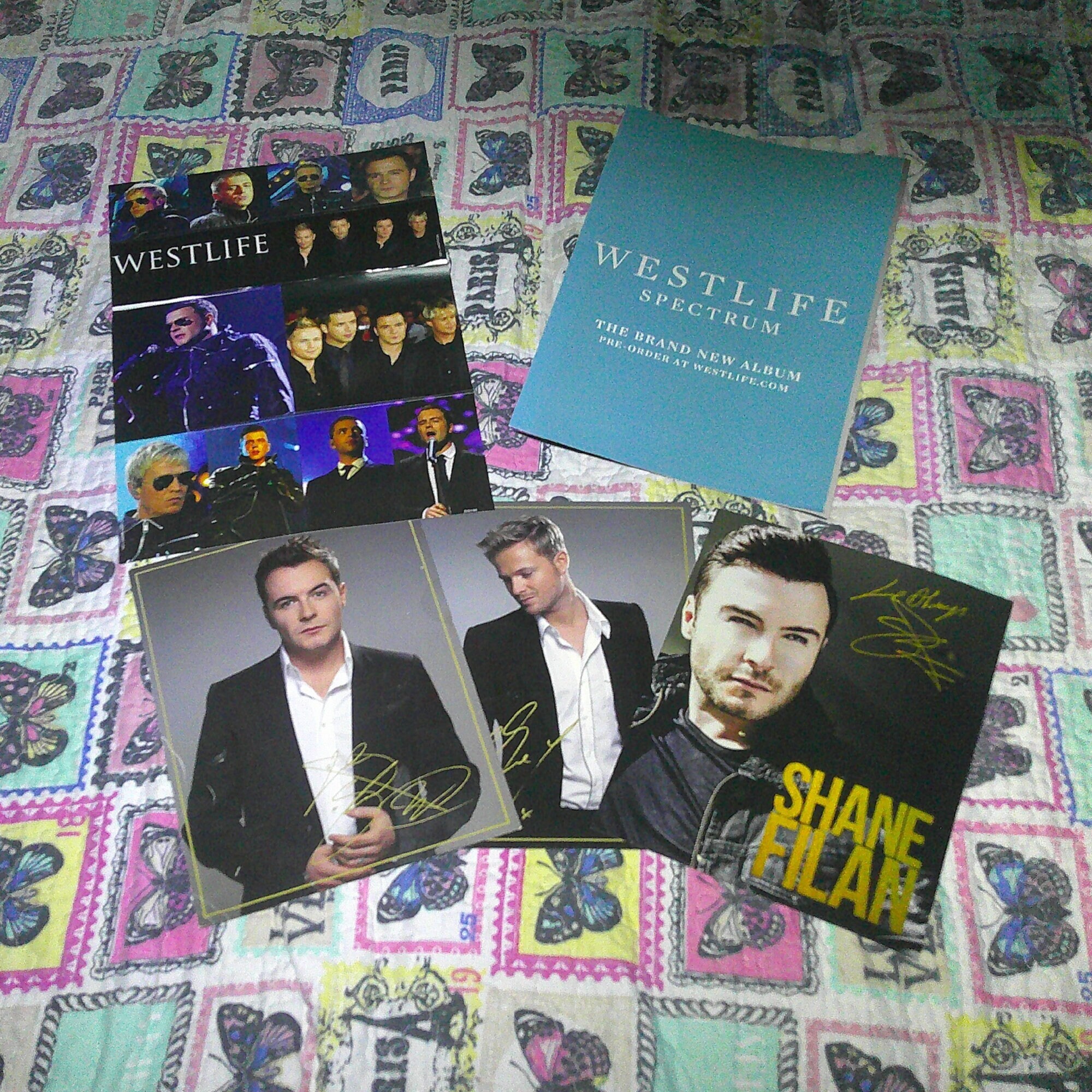 Westlife Collectables Music Memorabilia Glossy Gatefold Promo Card Photo Printed Autograph Prints Photo Sticker Sheet Boyband Inc. Options Etsy Canada