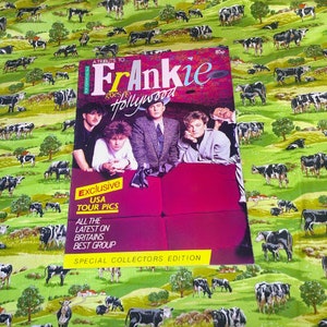 Rare A Tribute To Frankie Goes To Hollywood Magazine Special Collectors Edition Centrefold Poster Music Memorabilia Holly Johnson Vintage