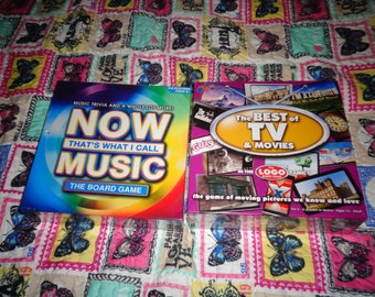 Now That's What I Call Music Or The Best Of TV And Movies Board Games Choose Your Board Game Both Still Sealed Music Film TV Memorabilia