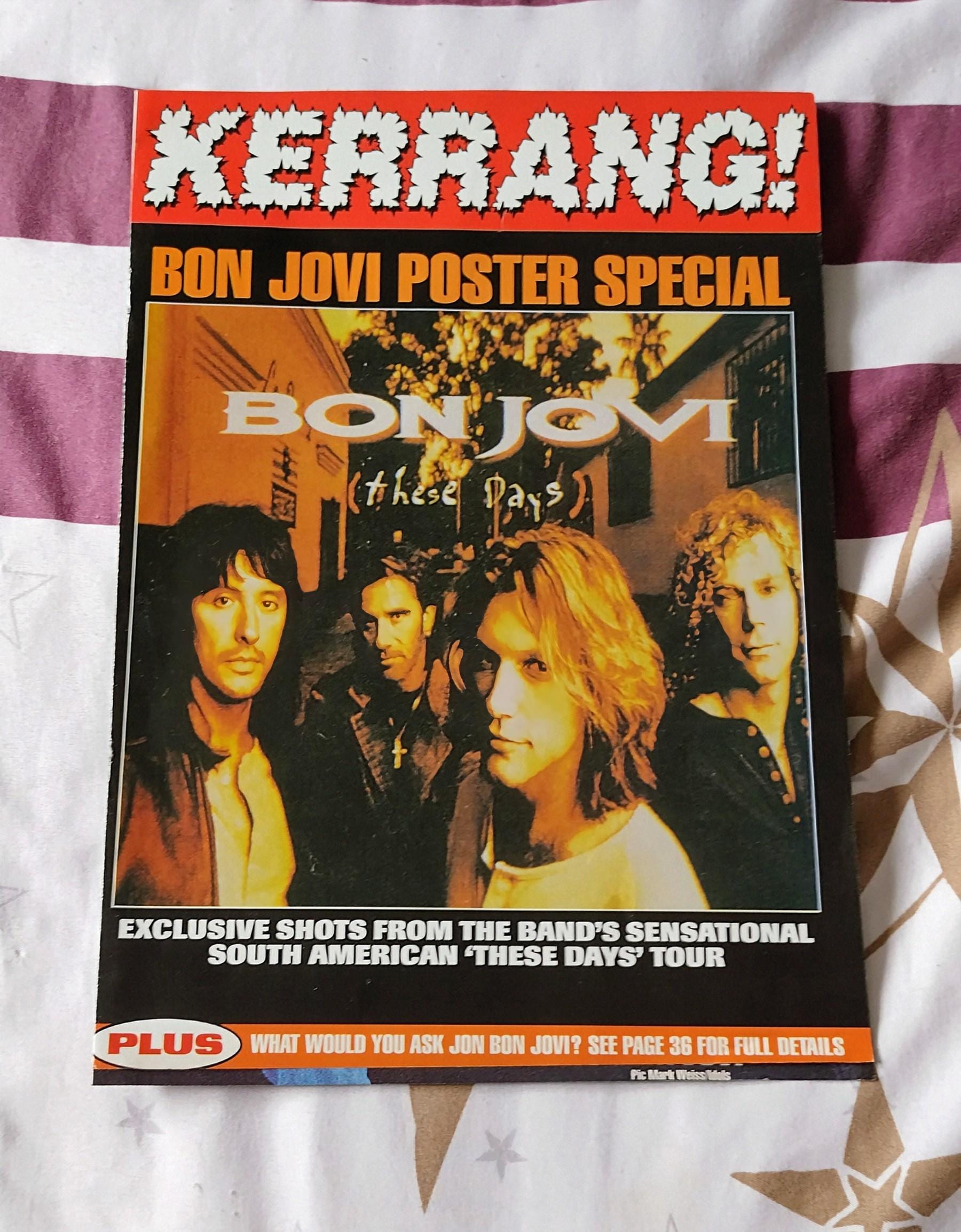 Bon Jovi Tour Poster - Etsy