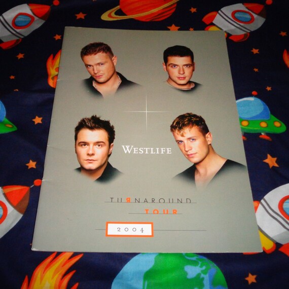 Westlife Turnaround Tour 2004 Concert Programme Book Music Memorabilia Collectable Boyband Nicky Byrne Kian Egan Mark Feehily Shane Filan Etsy Canada