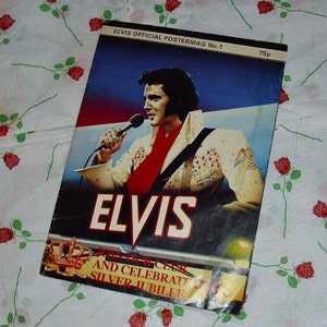 Elvis Presley Elvis Official Poster Magazine No.1 No.2 Or No.3 Giant Poster Music Memorabilia Various Options Vintage Collectable Postermag image 2