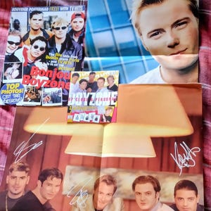 Boyzone Ronan Keating Posters & Two Poster Magazines Collectable Vintage Large And Giant Posters Music Memorabilia Irish Boyband Great Pics