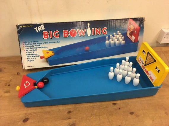 real bowling set