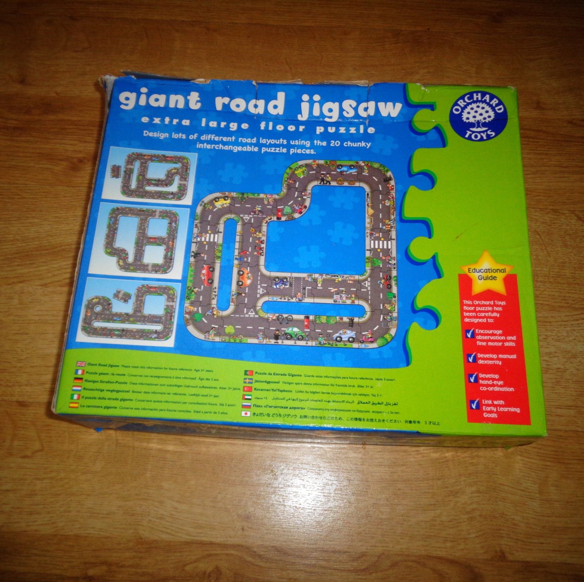 Puzzle gigante suelo Giant Road (20 piezas) :: Orchard :: Juguetes