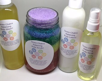 Ensemble d'équilibrage des sept chakras !