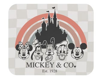 Mickey and Friends Mouse Pad with Disney Theme, Fun Desk Accessory, Gift for Disney Fans, Office Decor, Playful Workspace
