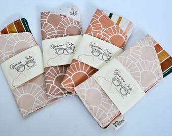Padded Mosaic Eyes Sunglasses / Eye Glasses Case