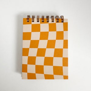 Checkered Mini Jotter Notebook