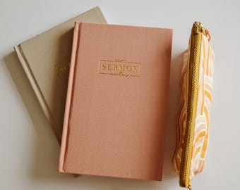 Sermon Notes Journal - Pink