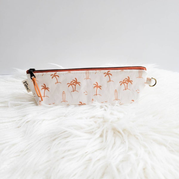 Beach Palms Boxy Pencil Pouch