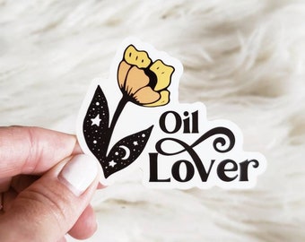 Oil Lover Essential Oil Sticker