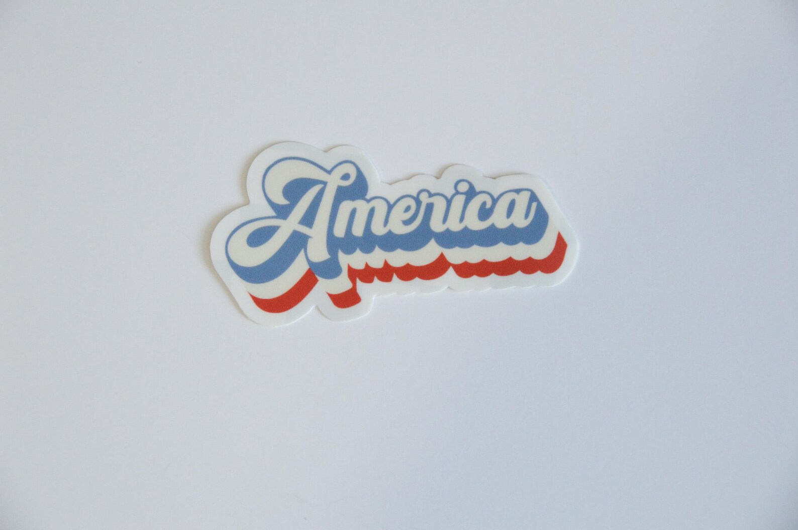 America Script Sticker/ Decal - Etsy