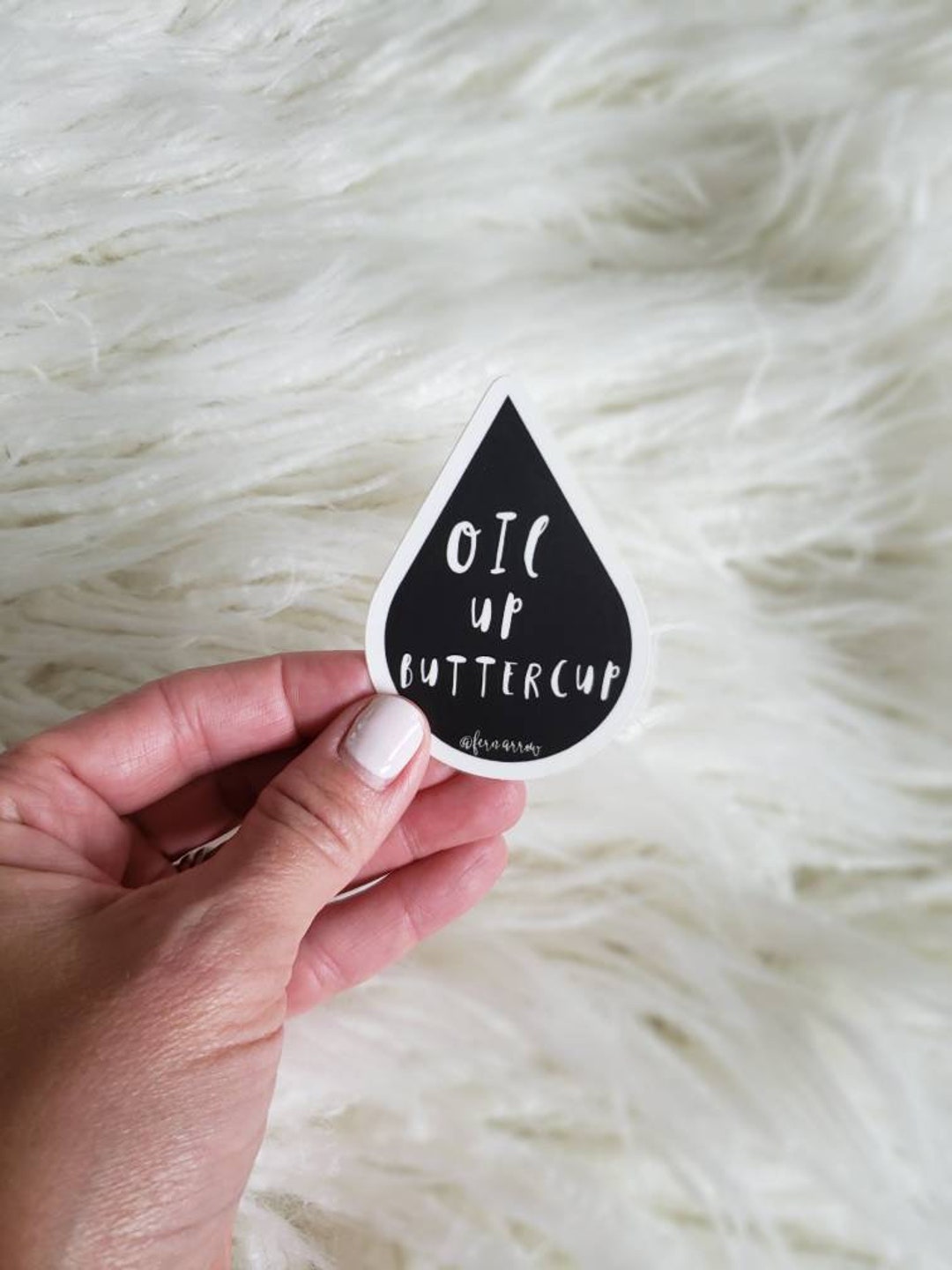 Oil up Sticker - Etsy