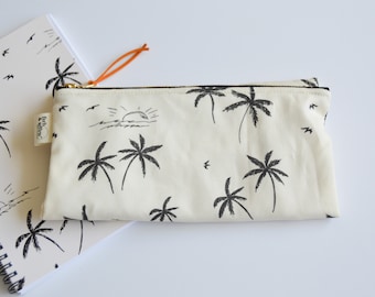 White Palms Wet Bag / Waterproof Bag / Diaper Bag / Waterproof Makeup Bag / Wet Dry Bag / Beach Bag / Swim Bag / Cosmetic Bag / Swimsuit Bag