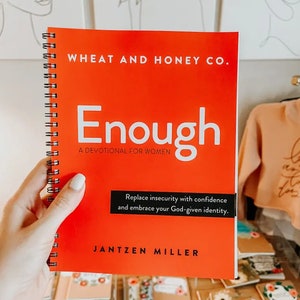 ENOUGH Devotional: Replace insecurity with confidence and embrace your God-given identity / Womens Study / Insecurity Journal / Womens Gift
