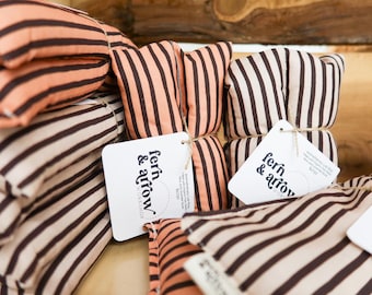 Pajama Stripe  Lavender Hot/Cold Aromatherapy Weighted Heating Pad, Neck Wrap