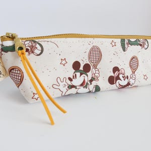 Tennis Mouse  Boxy Pencil Pouch