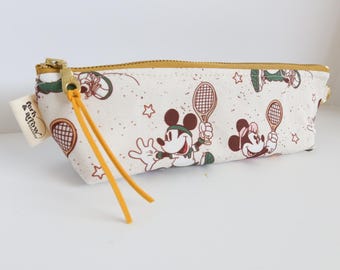 Tennis Mouse  Boxy Pencil Pouch