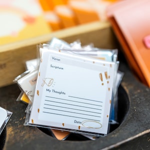 Bible Verse Sticky Notes - Pink