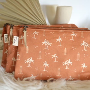 Palms Anthro Inspired Makeup Bag / Makeup Pouch / Cosmetic Bag / Toiletry Bag / Coin Purse / Gift for Her / Best Friend Gift / Boho image 6