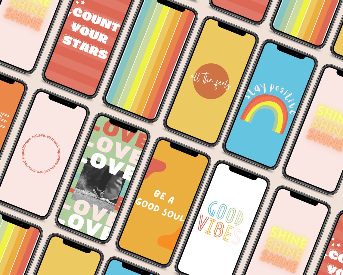 Good Vibes Instagram Template / Retro Instagram Post Template Etsy