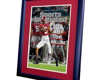 Framed Magazine - 2021 Sports Illustrated Alabama NCAA Championship