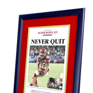 Framed Newspaper Cover - 2020 Kansas City Star Chiefs Super Bowl Championship - Newspaper Insert