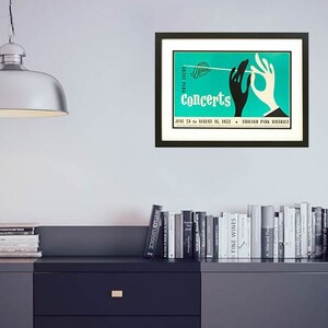Framed Chicago Art - Chicago Parks (Concerts)
