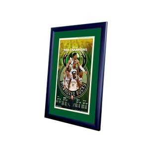 Framed Newspaper Cover - 2021 Journal Sentinel Milwaukee Bucks NBA Champions - Insert