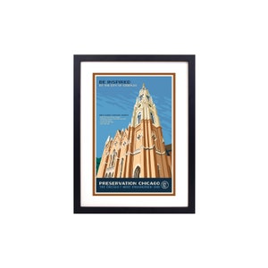 Framed Chicago Art - Preservation Chicago (Be Inspired)