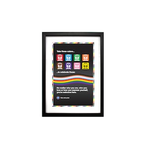 Framed Chicago Art - Chicago Transit (CTA Pride - Take These Colors To Celebrate These)
