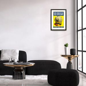 Framed Chicago Art - Chicago Transit (See Chicago II)